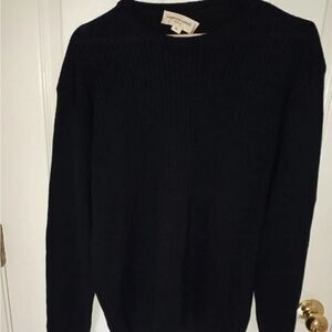 Pronto-Uomo FirenzeLongslvNavyBlue KnittedMerinoWoolBlend Men's Sweater XL Italy